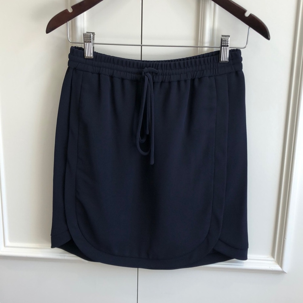 J Crew navy blue business casual skirt